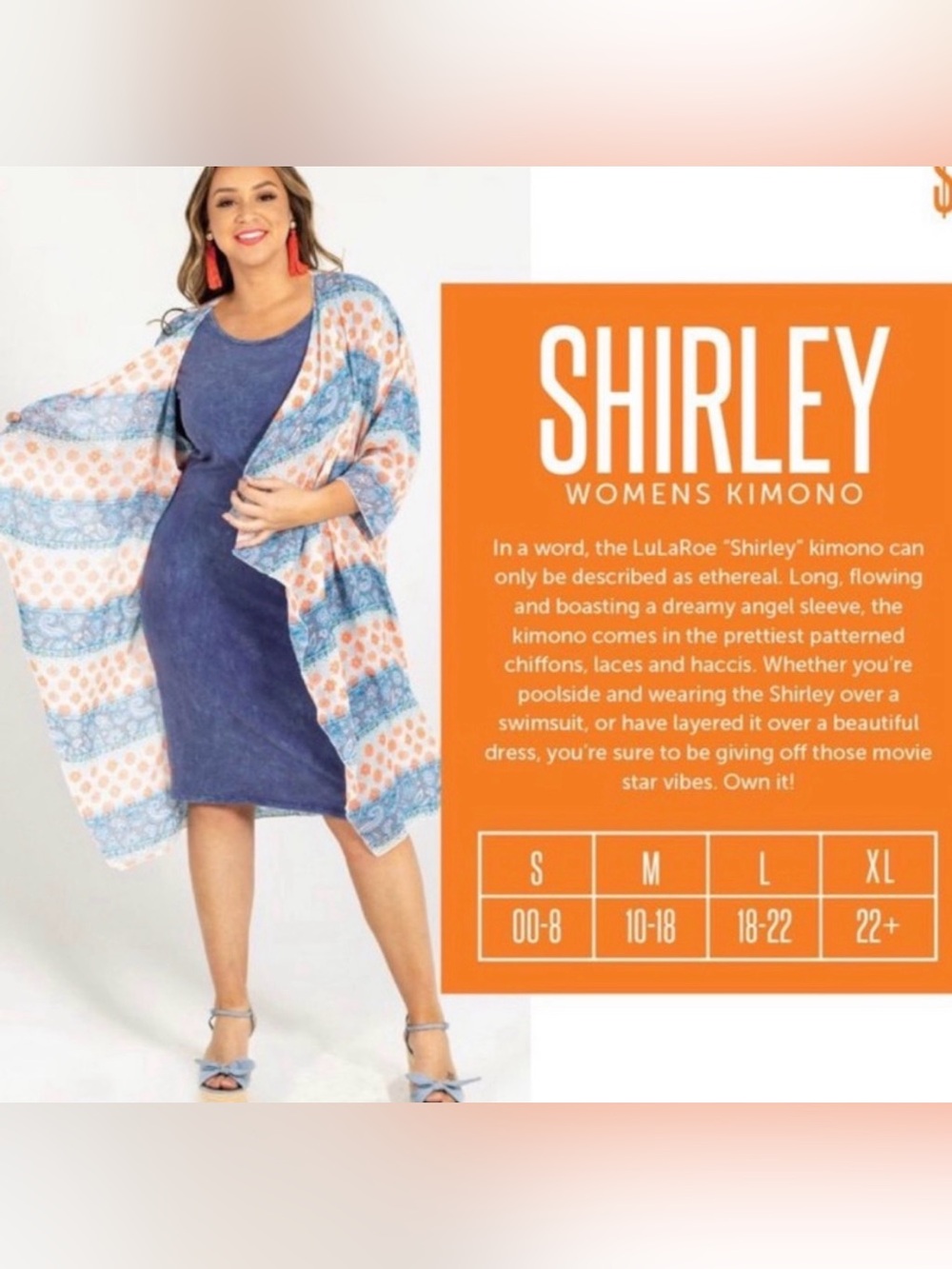 LuLaRoe Kimono Wrap - Picture 2 of 5